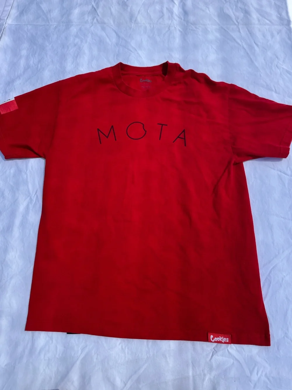 Men’s Red MOTA Logo Short Sleeve Tee by Cookies